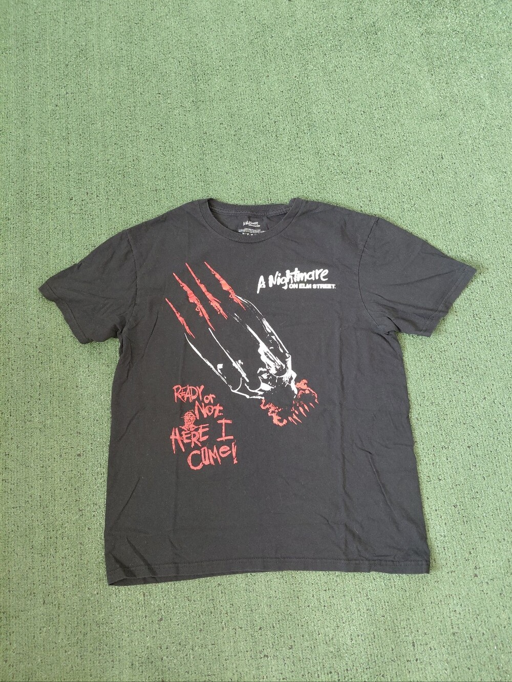 A Nightmare On Elm Street Freddy Krueger Horror Movie T Shirt Sz Medium